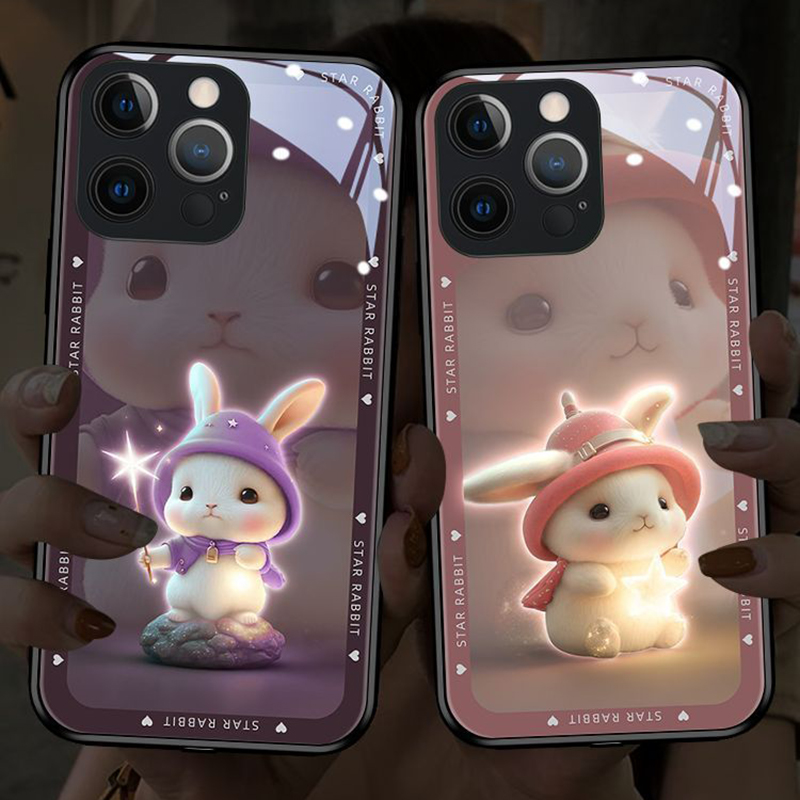 Star Rabbit Call Flash Phone Case 